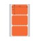 Nevs Direct Thermal Piggy Back, Individual 1-up 13/16"x1-11/16" Orange CS-PB-T-O - alternate 2